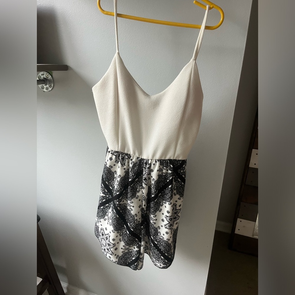 TopShop WTD Black and White Romper